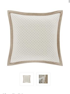 J Queen New York Garden View Spa Euro Sham NWT